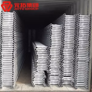 Galvanized Monkey Ladder Steel Square Tube Scaffolding Climb Step Ladder